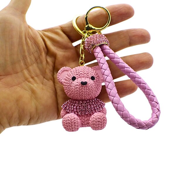 Luxury Keychain Bag Clip Handmade - Picture 3 of 5